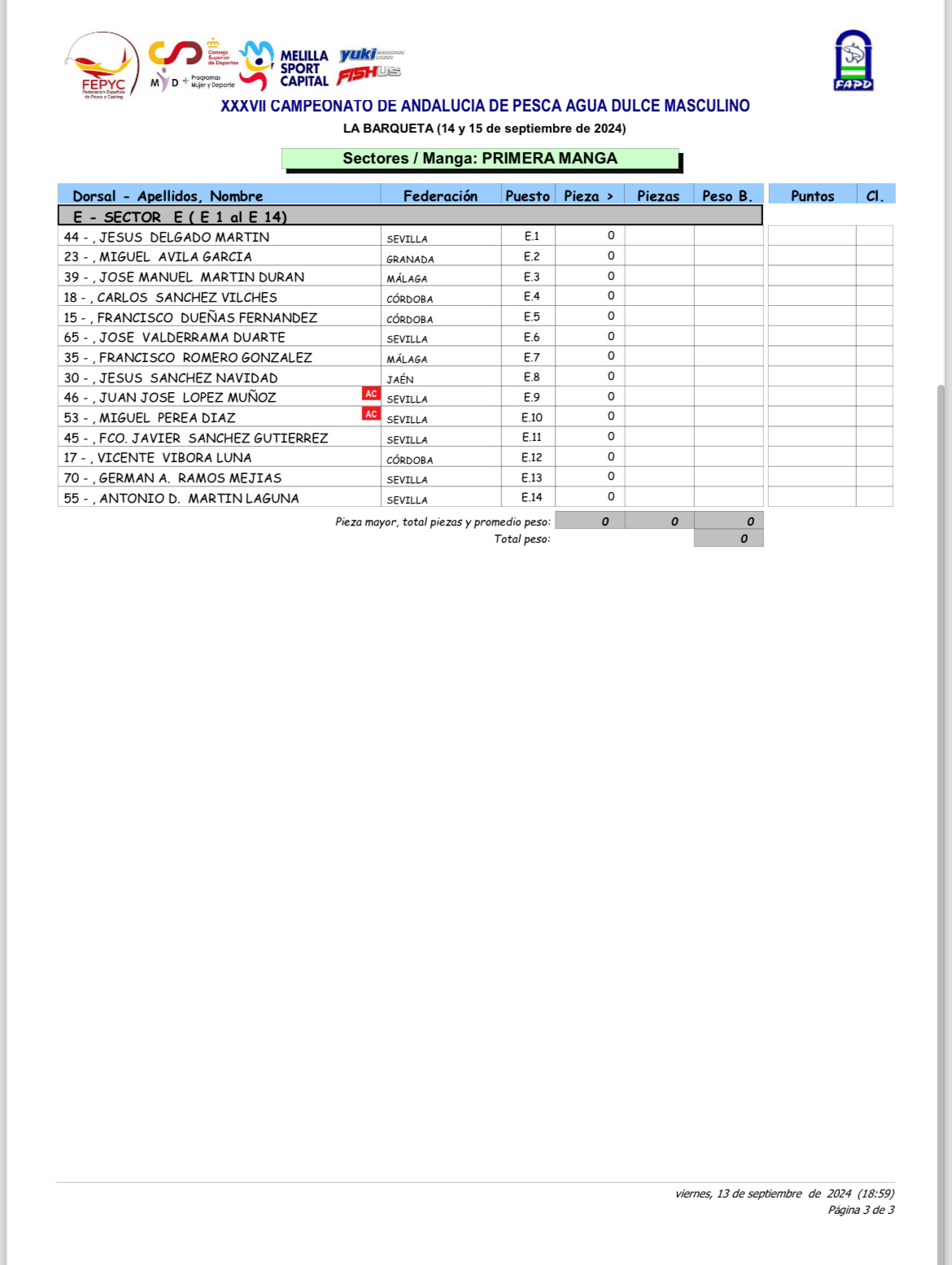 Sorteo III